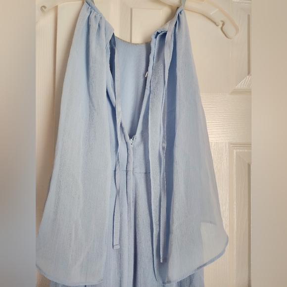 Womens David's Bridal Light Blue Dress~Size 2 - Picture 4 of 16